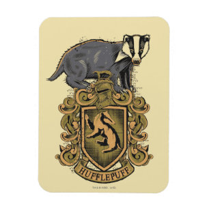 Harry Potter Hufflepuff Crest with Badger Magnet