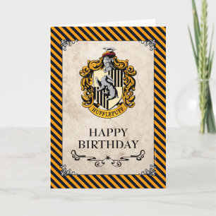 Harry Potter   Hufflepuff Happy Birthday Card
