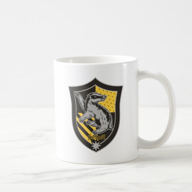 Harry Potter | Hufflepuff House Pride Crest Coffee Mug (Right)
