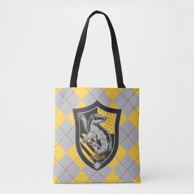 Harry Potter | Hufflepuff House Pride Crest Tote Bag (Front)