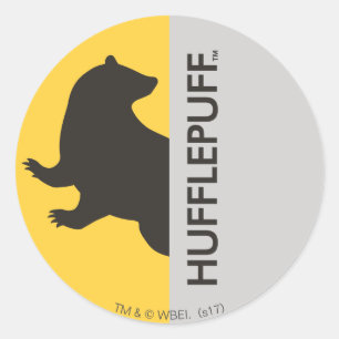 Harry Potter   Hufflepuff House Pride Graphic Classic Round Sticker