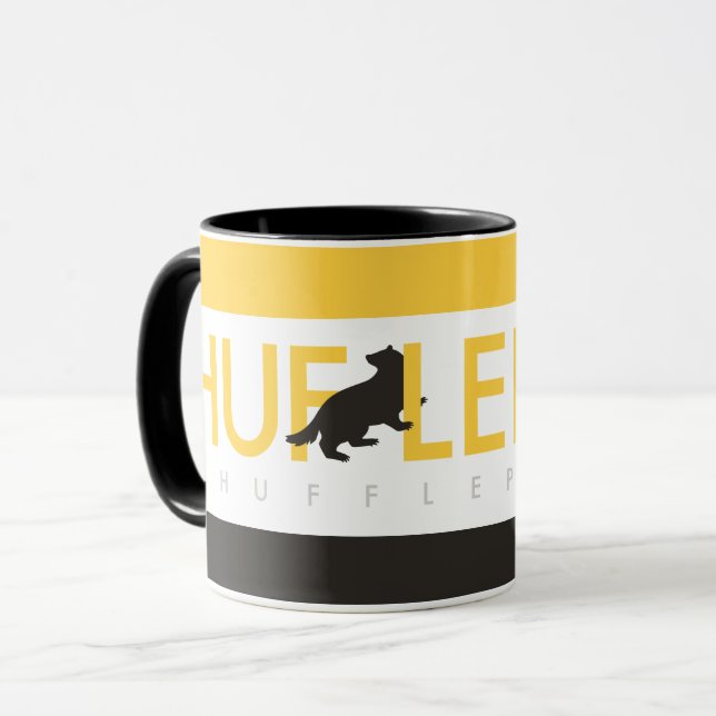 Harry Potter | Hufflepuff House Pride Logo Mug (Front Left)