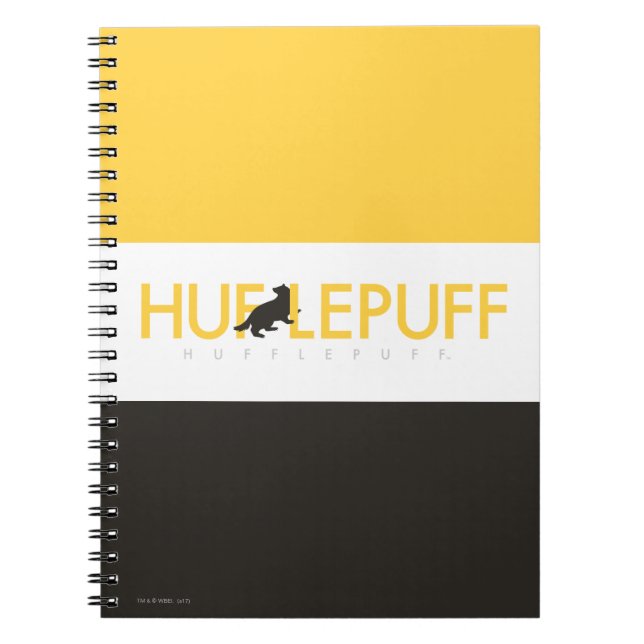 Harry Potter | Hufflepuff House Pride Logo Notebook (Front)