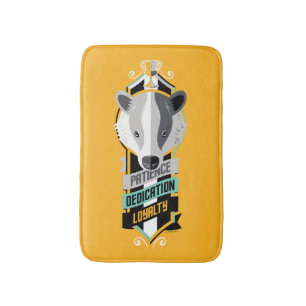 Harry Potter HUFFLEPUFF™ House Traits Sigil Bath Mat