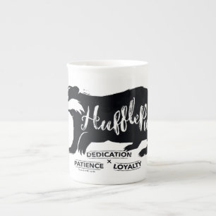 Harry Potter   HUFFLEPUFF™ Silhouette Typography Bone China Mug