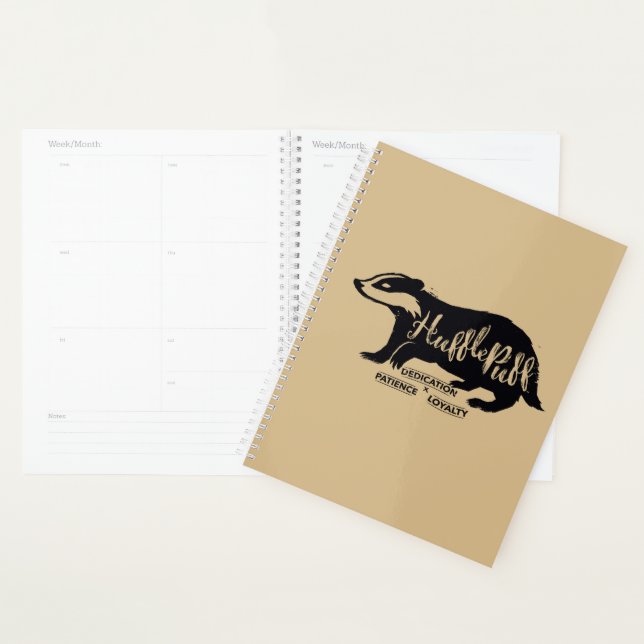 Harry Potter | HUFFLEPUFF™ Silhouette Typography Planner (Display)