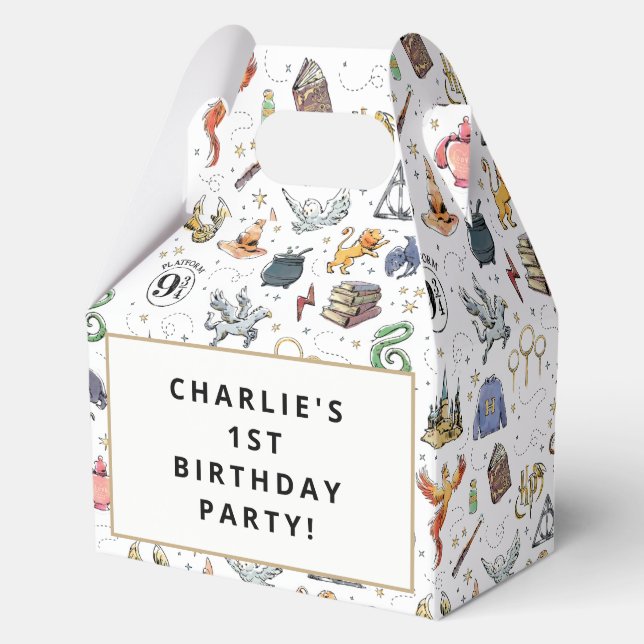 Harry Potter Icon's Birthday Favour Box (Front)