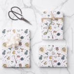 Harry Potter Icons Pattern - Birthday Wrapping Paper Sheet<br><div class="desc">This cute wrapping paper feature's Harry Potter icons in a fun whimsical pattern.</div>