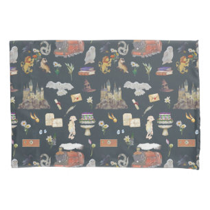 HARRY POTTER™   Icons Pattern Pillowcase