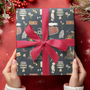 HARRY POTTER™   Icons Pattern Wrapping Paper Sheet