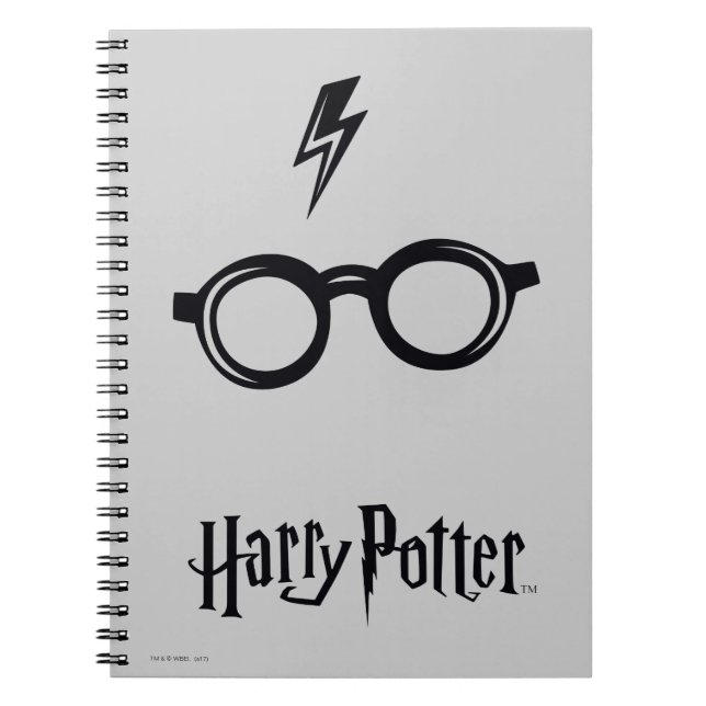 Harry Potter | Lightning Scar and Glasses Notebook (Front)