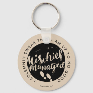 Harry Potter   Marauder's Map Charms Typography Key Ring