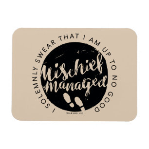 Harry Potter   Marauder's Map Charms Typography Magnet