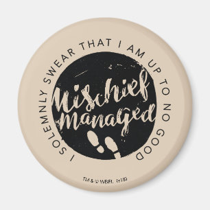 Harry Potter   Marauder's Map Charms Typography Magnet