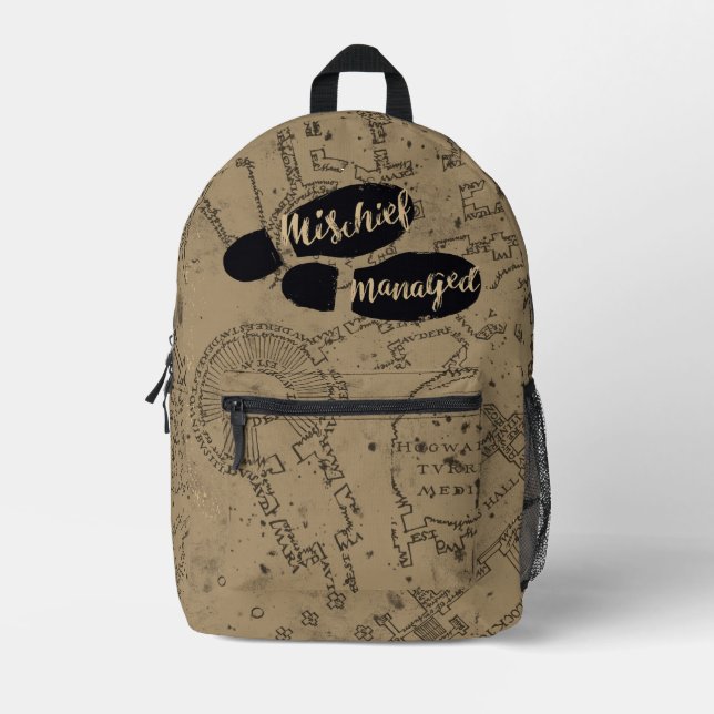 Harry Potter | MISCHIEF MANAGED™ Map Footprints Printed Backpack (Front)