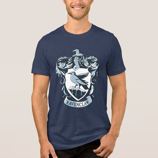 Harry Potter | Modern Ravenclaw Crest Tri-Blend Shirt (Front)