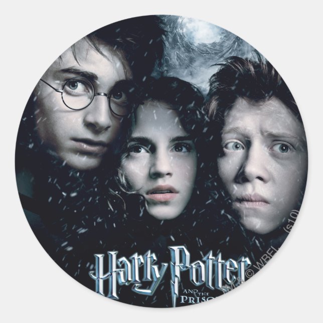 Harry Potter Movie Poster Classic Round Sticker (Front)