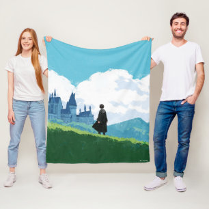 HARRY POTTER™ Overlooking HOGWARTS™ Castle Fleece Blanket
