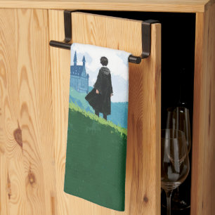 HARRY POTTER™ Overlooking HOGWARTS™ Castle Tea Towel