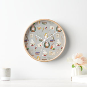 HARRY POTTER™   Owl Letter Pattern Clock