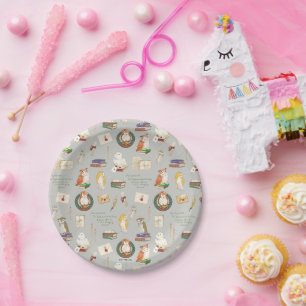 HARRY POTTER™ Owl Letter Pattern Paper Plate