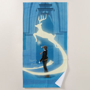 HARRY POTTER™ Patronus Painting Beach Towel