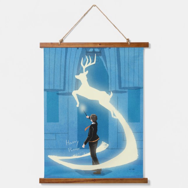 HARRY POTTER™ Patronus Painting Hanging Tapestry (Front)