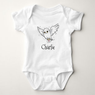 Harry Potter   Personalised Hedwig Baby Bodysuit