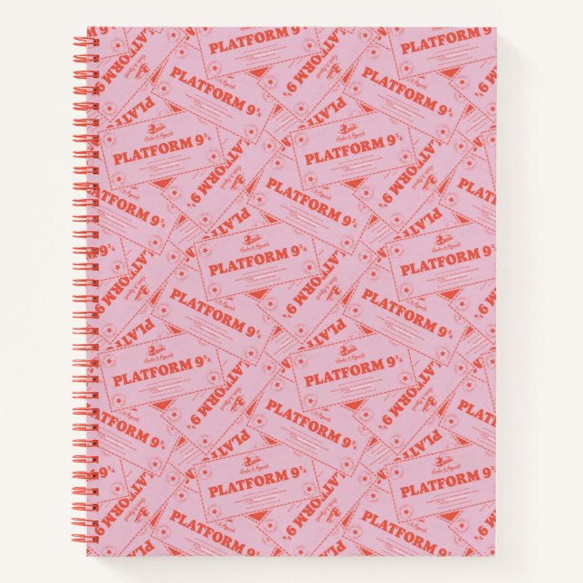 HARRY POTTER™ | Platforn 9 3/4 Train Tickets Notebook (Front)