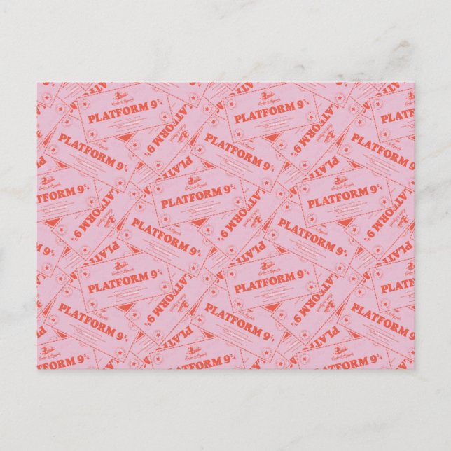 HARRY POTTER™ | Platforn 9 3/4 Train Tickets Postcard (Front)