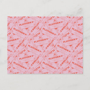 HARRY POTTER™   Platforn 9 3/4 Train Tickets Postcard