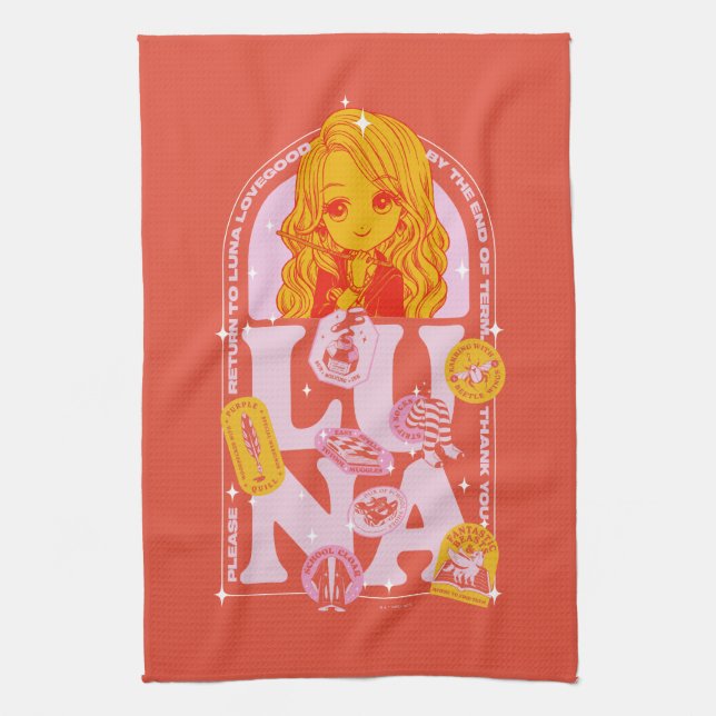 HARRY POTTER™ | Please Return to Luna Lovegood Tea Towel (Vertical)