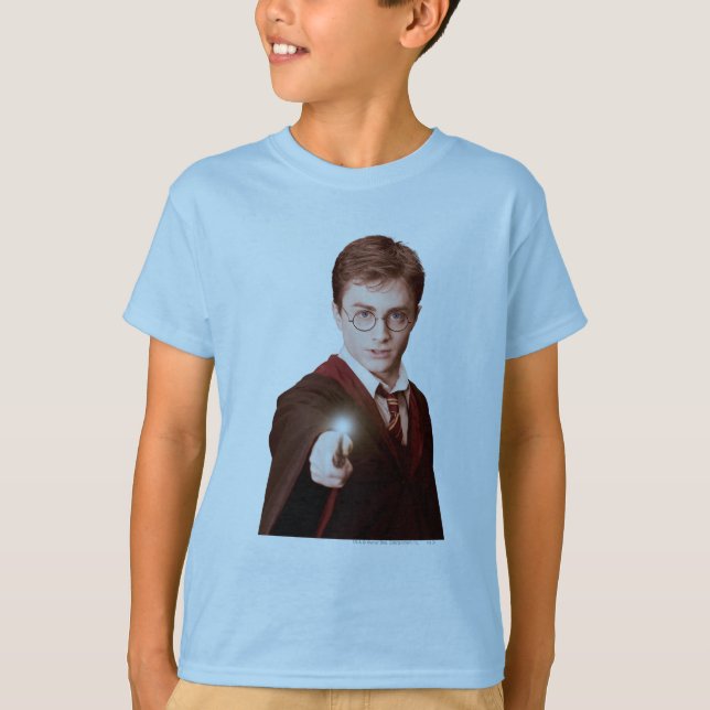 Harry Potter Points Wand T-Shirt (Front)