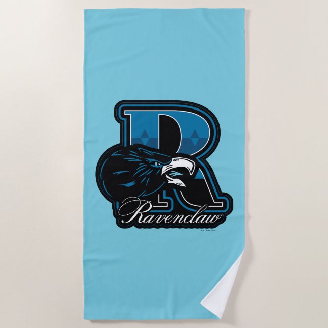 HARRY POTTER™ | RAVENCLAW™ Athletic Badge Beach Towel (Front)
