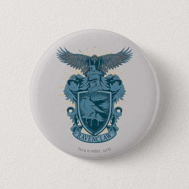 Harry Potter | Ravenclaw Crest 6 Cm Round Badge (Front)