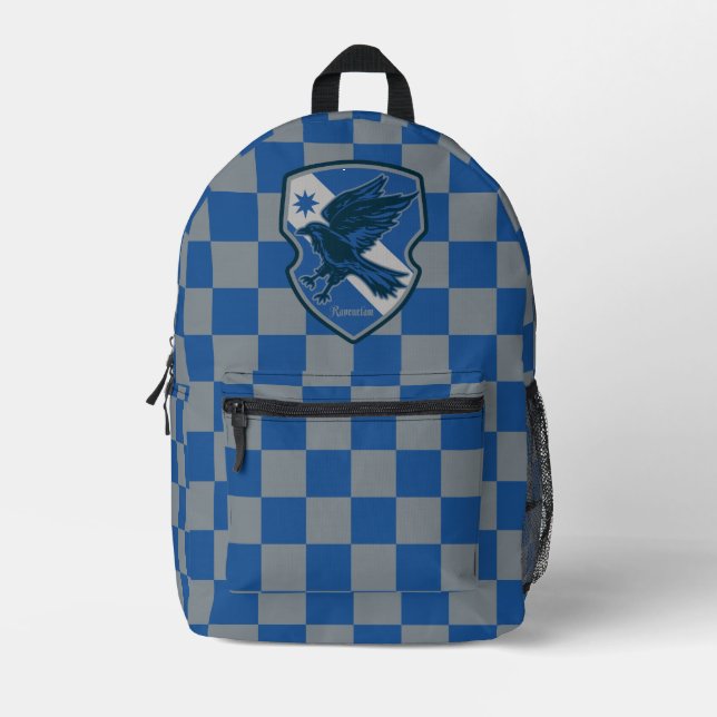 Harry Potter | Ravenclaw House Pride Crest Printed Backpack (Front)