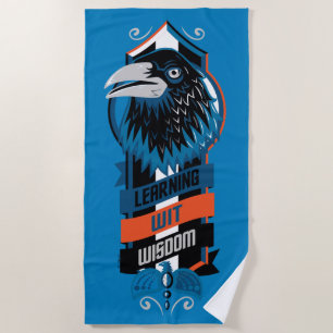 Harry Potter   RAVENCLAW™ House Sigil Beach Towel