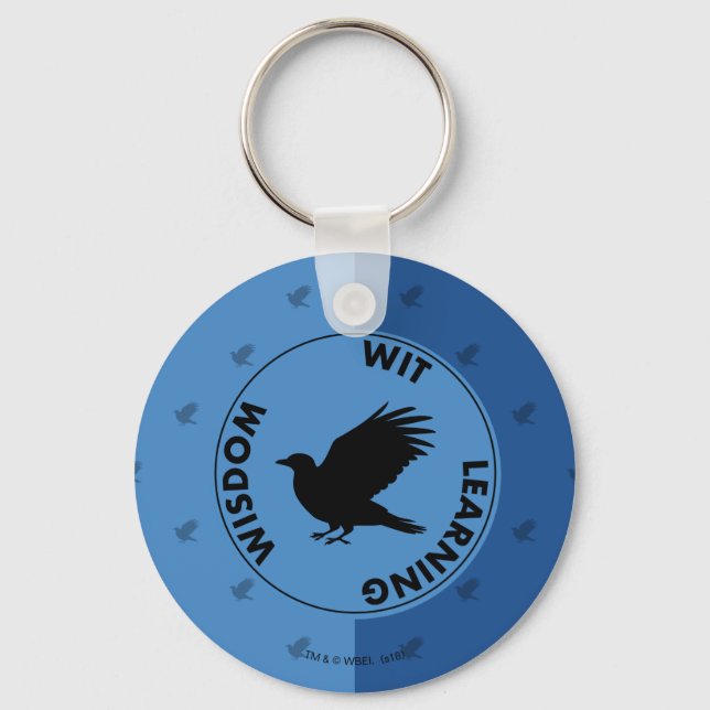 Harry Potter | RAVENCLAW™ House Traits Graphic Key Ring (Front)