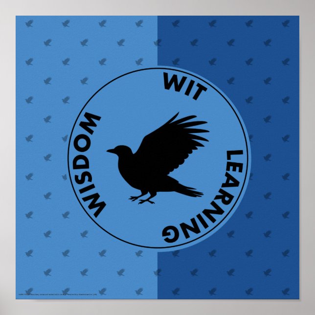 Harry Potter | RAVENCLAW™ House Traits Graphic Poster (Front)
