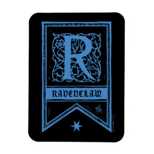 Harry Potter Ravenclaw Monogram Banner Magnet