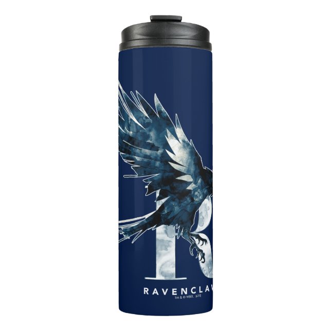 Harry Potter | RAVENCLAW™ Raven Watercolor Thermal Tumbler (Front)