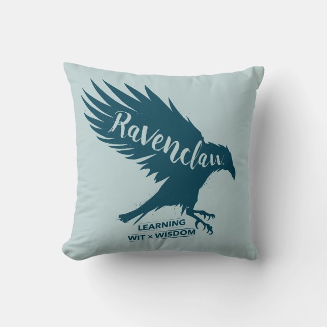 Harry Potter | RAVENCLAW™ Silhouette Typography Cushion (Front)