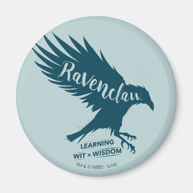 Harry Potter | RAVENCLAW™ Silhouette Typography Magnet (Front)