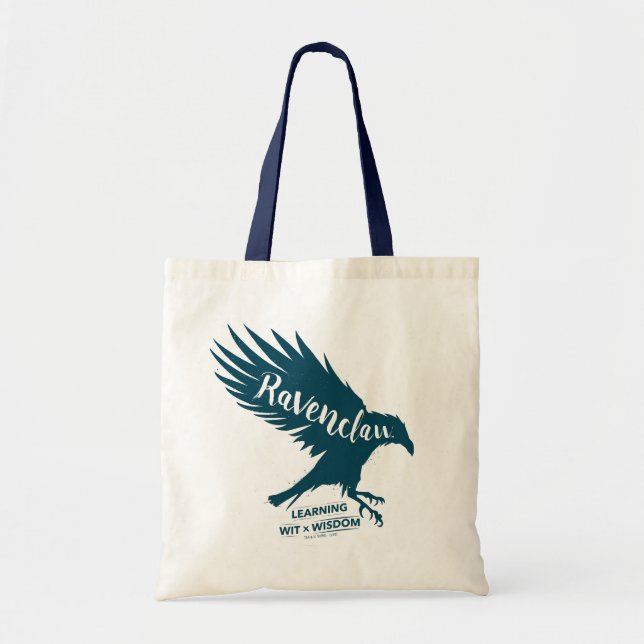 Harry Potter | RAVENCLAW™ Silhouette Typography Tote Bag (Front)