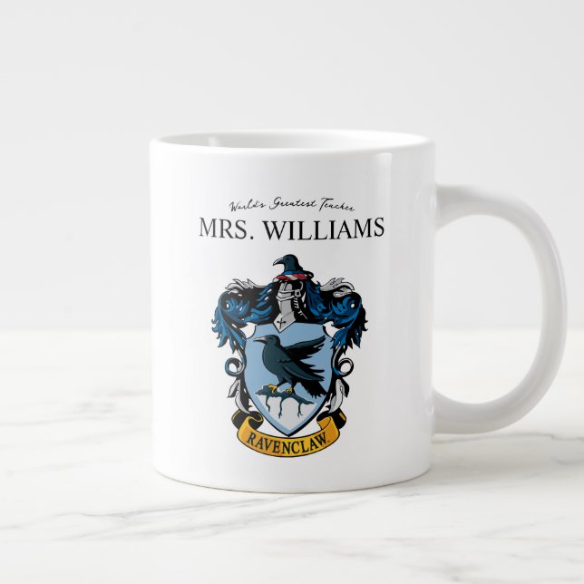 Harry Potter | Ravenclaw Teacher Personalised Large Coffee Mug (Right)