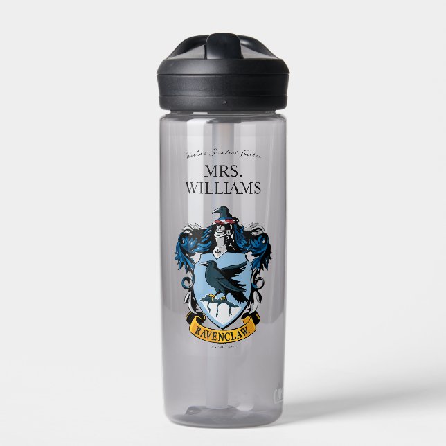 Harry Potter | Ravenclaw Teacher Personalised Water Bottle (Front)