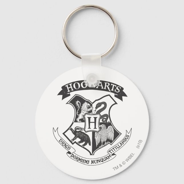 Harry Potter | Retro Hogwarts Crest Key Ring (Front)
