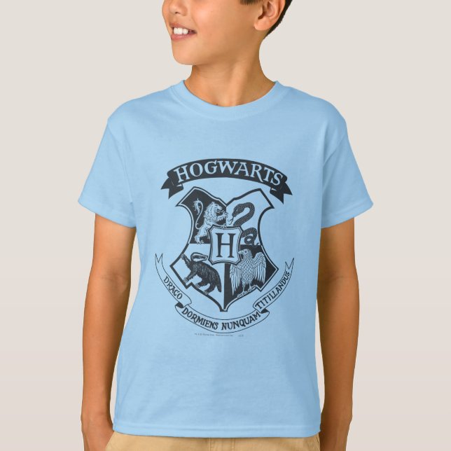 Harry Potter | Retro Hogwarts Crest T-Shirt (Front)