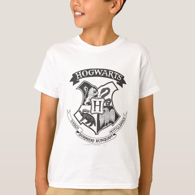 Harry Potter | Retro Hogwarts Crest T-Shirt (Front)
