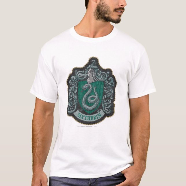 Harry Potter | Retro Mighty Slytherin Crest T-Shirt (Front)
